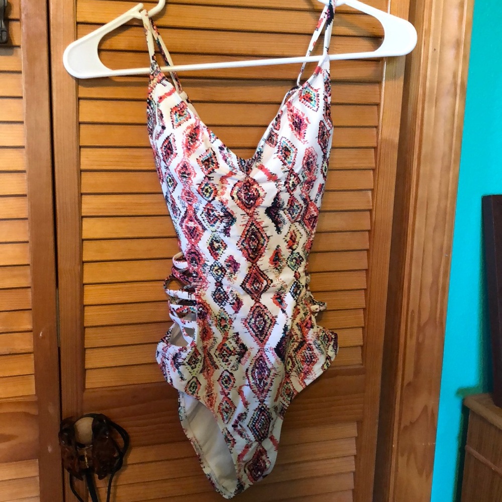 One piece bathing suit